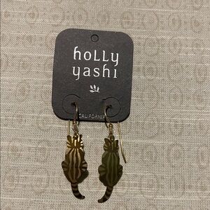 Holly Yashi Niobium Cat Earrings